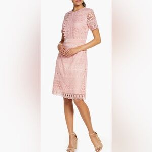 Rachel Parcell Blush Pink Lace Dress